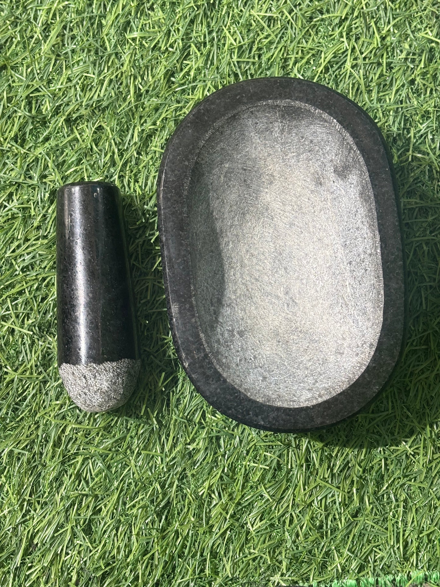 Small oval Mortar and Pestle