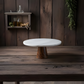 Marble and Teak stand