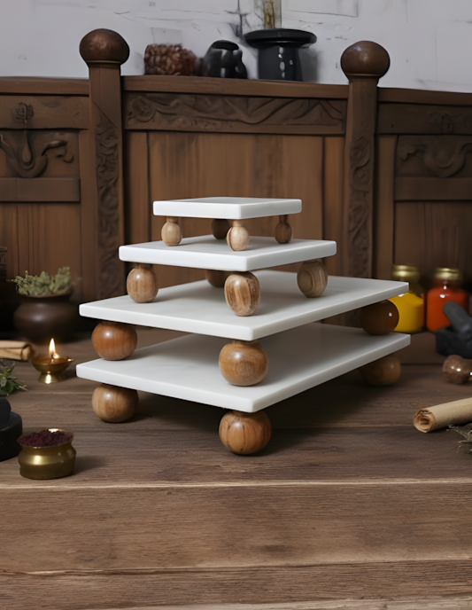 Pooja Stool Pyramid