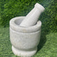 4inch White Marble Mortar and Pestle