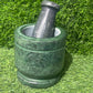 4inch Green Marble Mortar and Pestle