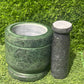 4inch Green Marble Mortar and Pestle