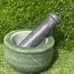 Green Marble Mortar and Pestle