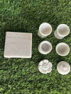 White Marble Pooja set combo big