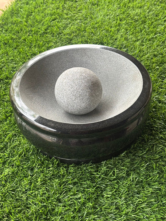 BOWL MORTAR AND BALL - LARGE