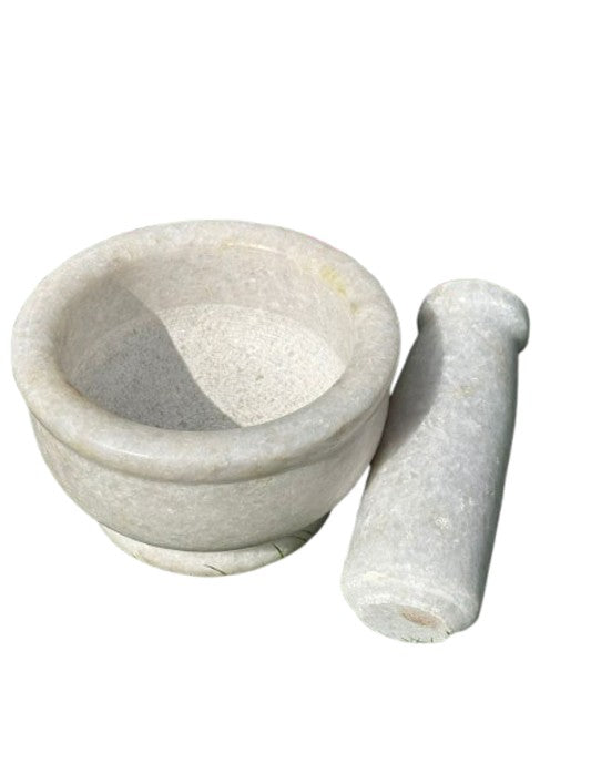 Marble mortar and Pestle
