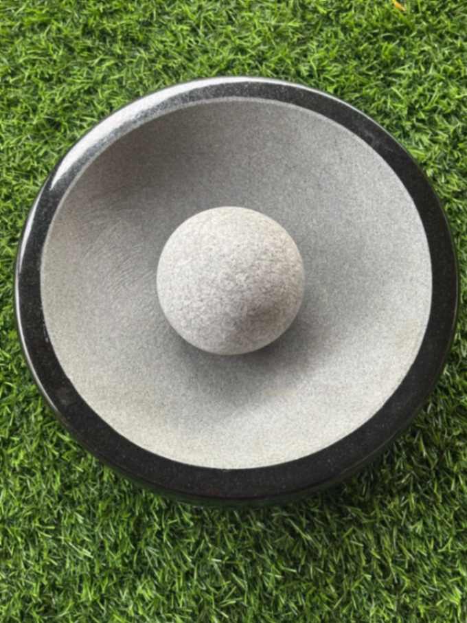 BOWL MORTAR AND BALL - LARGE